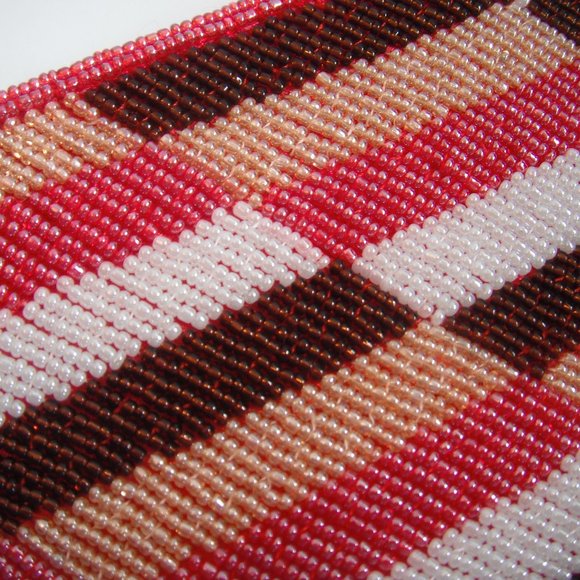 Beaded Multicolor Clutch Evening Purse - Picture 8 of 13